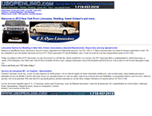 Tablet Screenshot of nyclimousine.usopenlimo.com